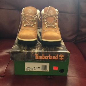 Wheat timberland field boots
